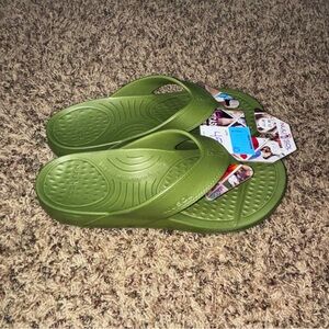 NuuSol Cascade Flip Flop Thong Sandal Women’s 12 Men’s 11 Cedar Green New USA